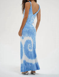 Lna - Sicily Tie Dye Slip Maxi Dress