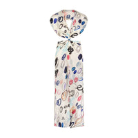 Marina Moscone - Satin Off-shoulder Maxi Dress