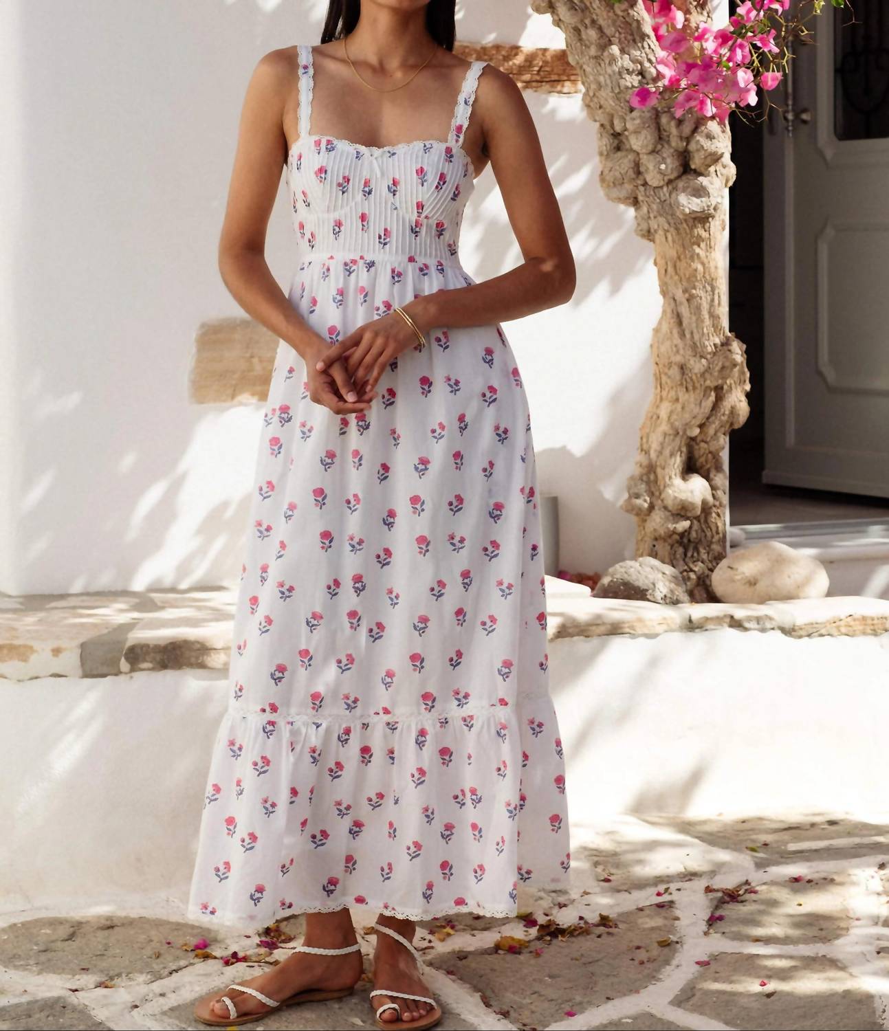 Pink City Prints - Malibu Midi Dress
