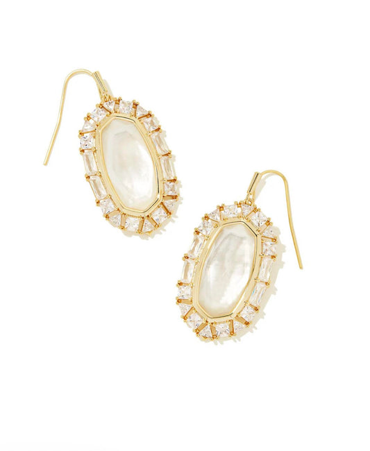 Kendra Scott - Elle Crystal Frame Drop Earrings