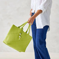 Vera Bradley Small Hathaway Tote Bag in spinach green - women's bag - view 4