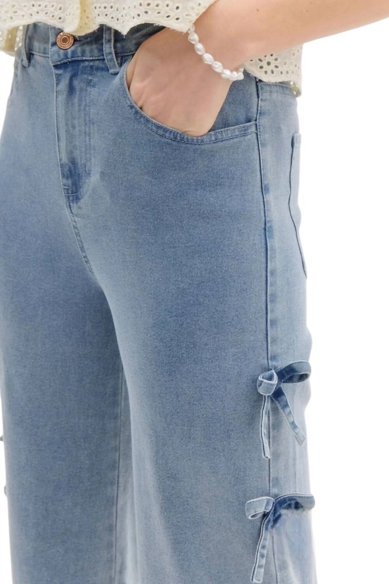 Entro - Andreina Bows Culotte Pants