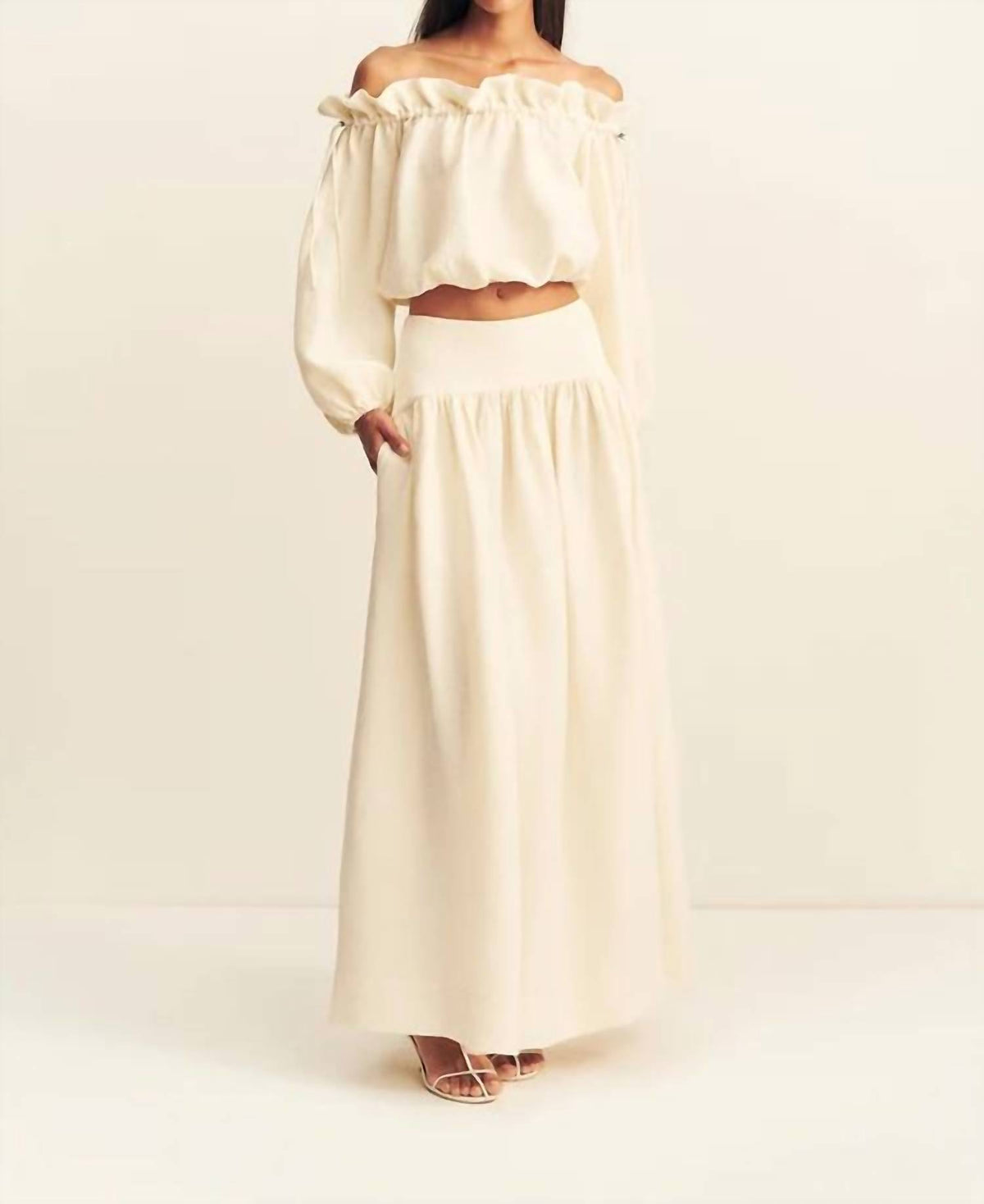 Shona Joy - Jasper Gathered Maxi Skirt