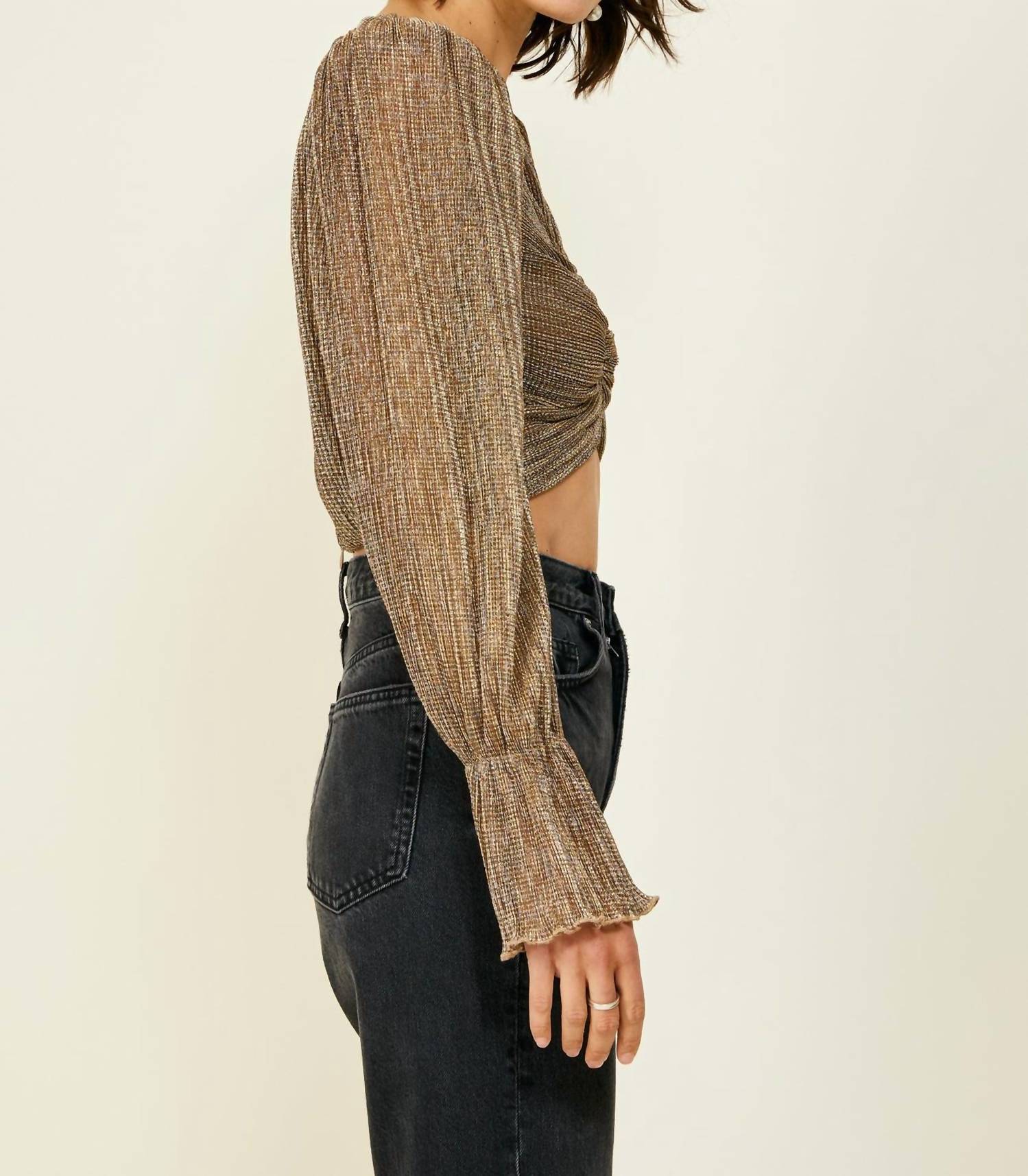 Line And Dot - Jordie Long Sleeve Blouse