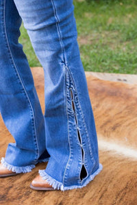 Kancan - Rila High Rise Flare Jeans