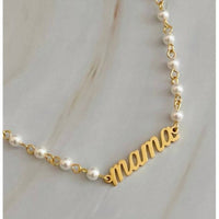 Ellison+Young - Women's Mama Pearl Charm Necklace