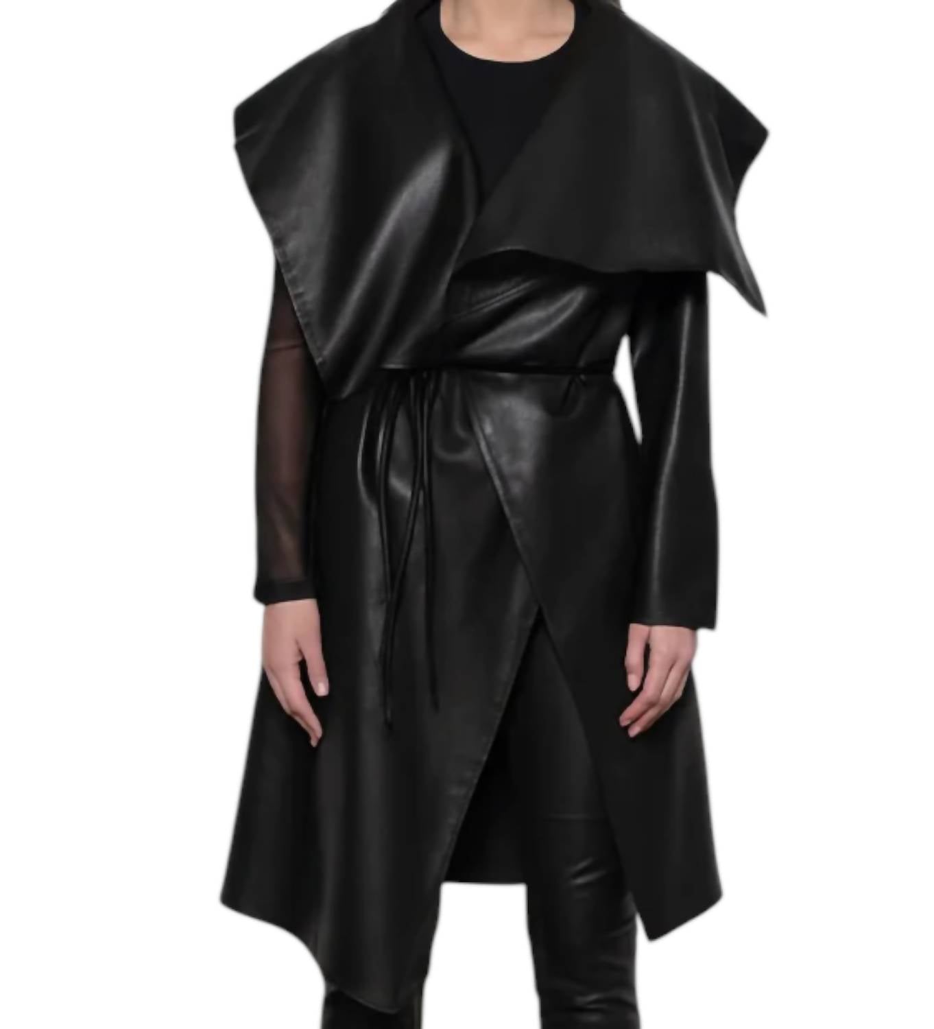 Simply Mila - Uneven Lonbg Sleeve Coat