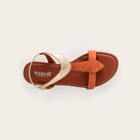 Reqins - Women's Bernie Velvet Leather Sandals