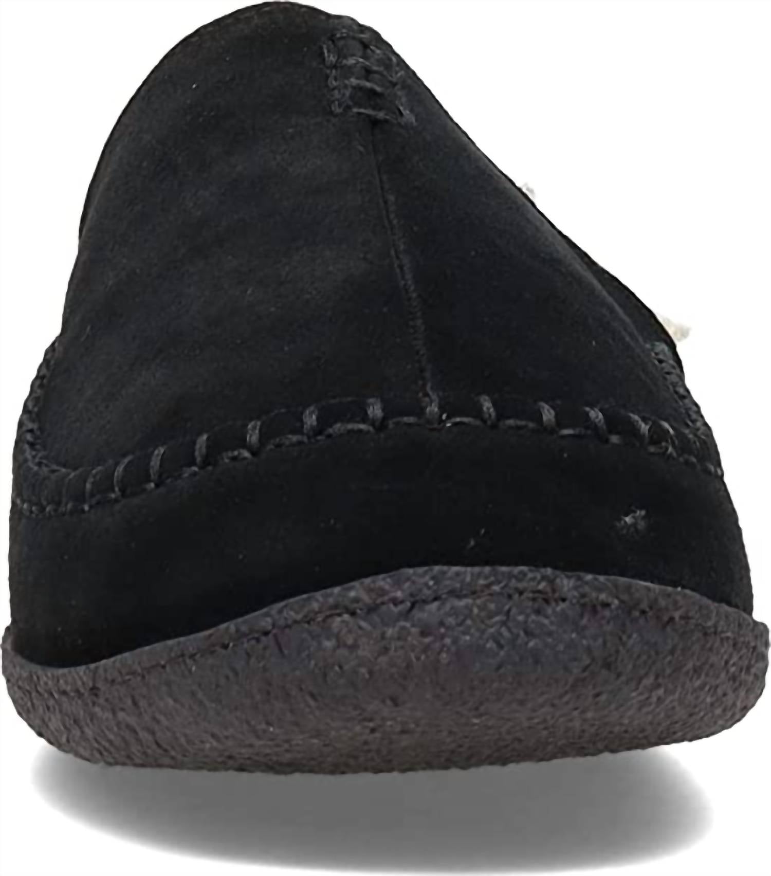 Clarks - Women's Baseball Stiching Plush Sherpa Suede Clogs