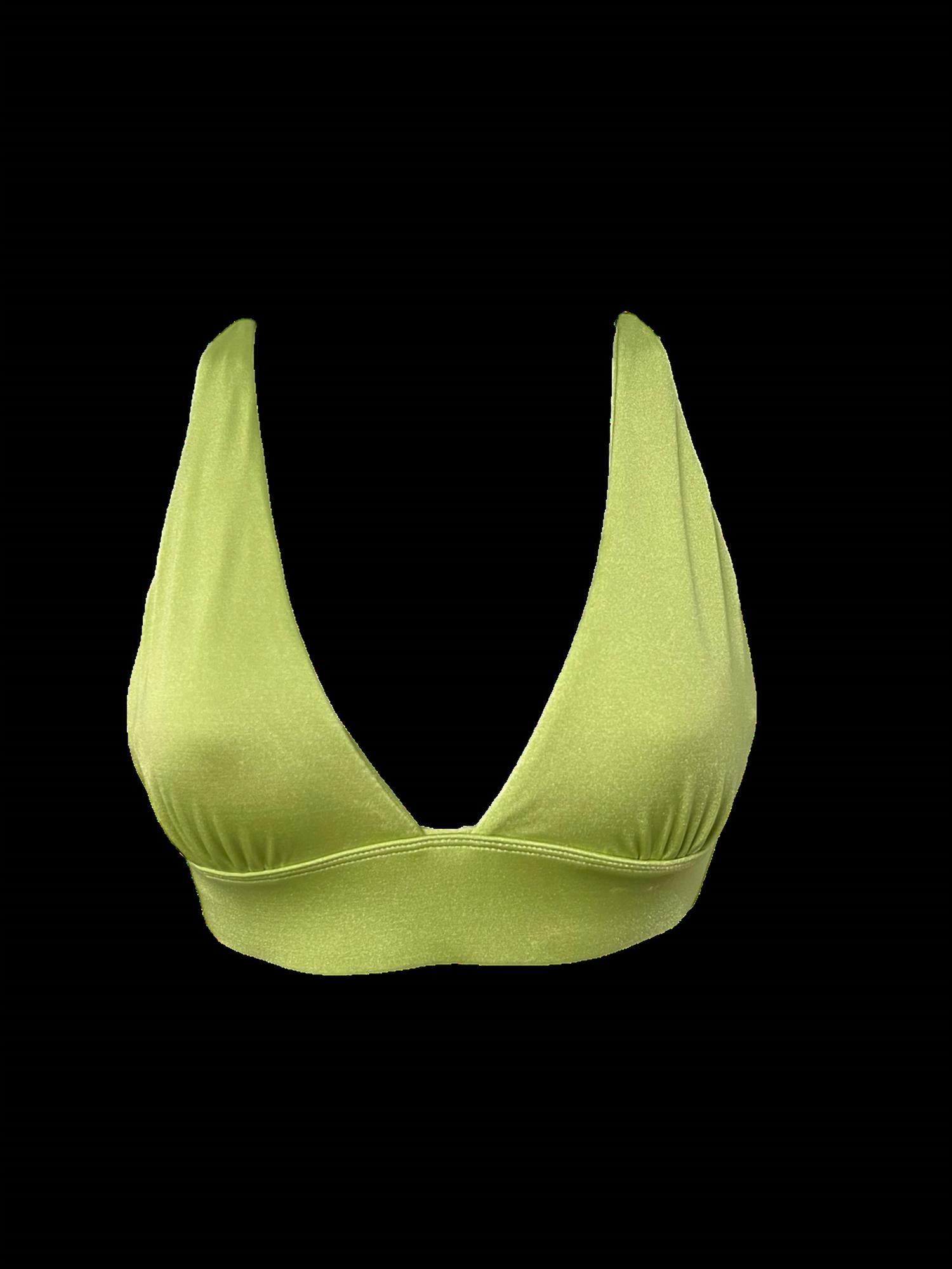 inBodi Swim The Key West Triangle Top in green - women's swimwear - view 5