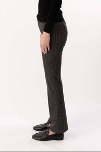 Elliott Lauren Hot Line Pull On Pant in grey - women's pants - detail view