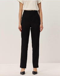Elodie - Leira High-waisted Straight-leg Trousers