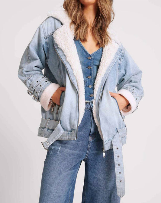 One Teaspoon - SALTY DOG DENIM AVIATOR JACKET