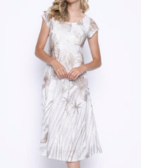Picadilly - Cap Sleeve Printed Dress