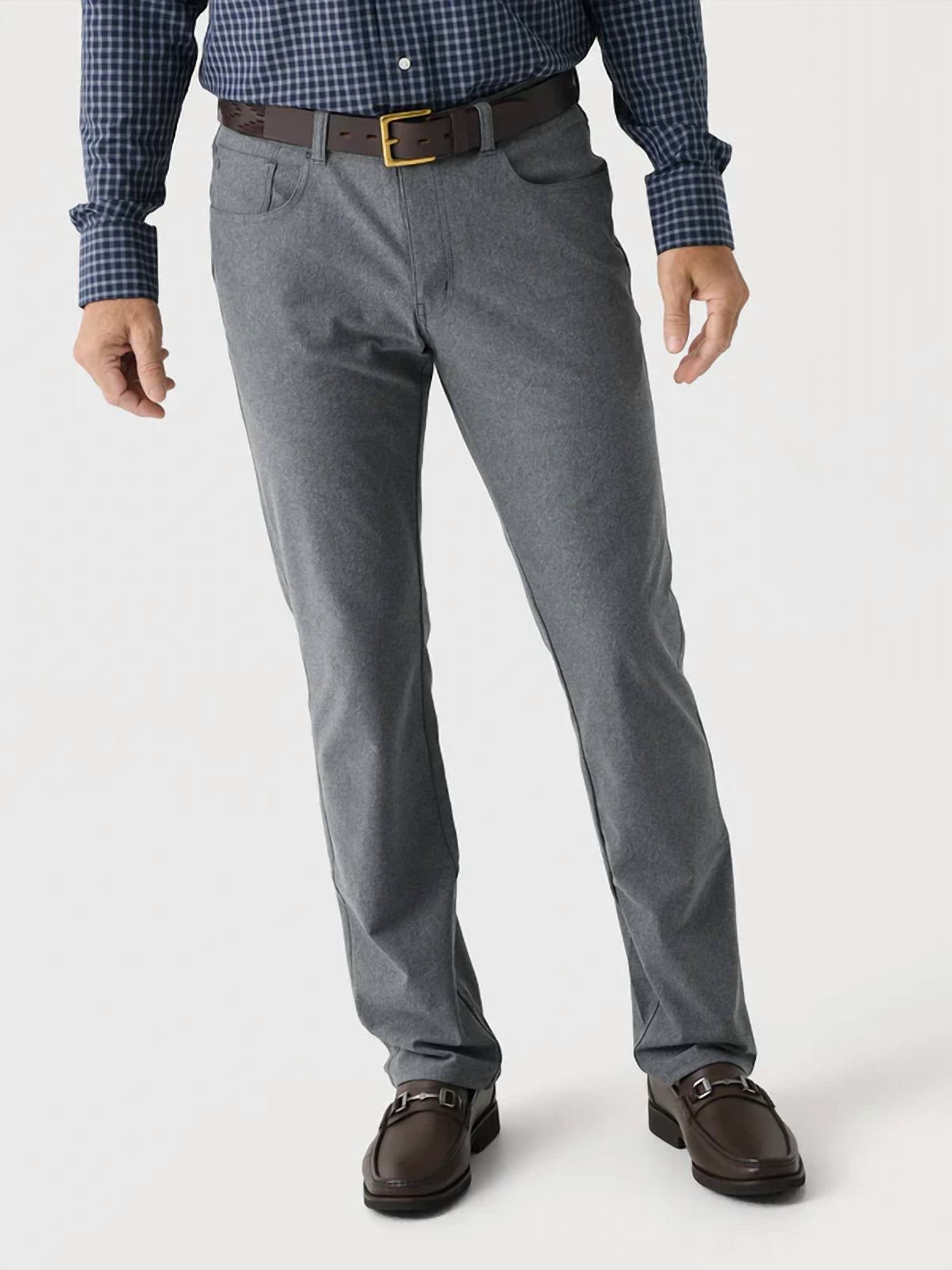 Peter Millar - Crown Sport Brevard Performance Flannel Five-pocket Pants