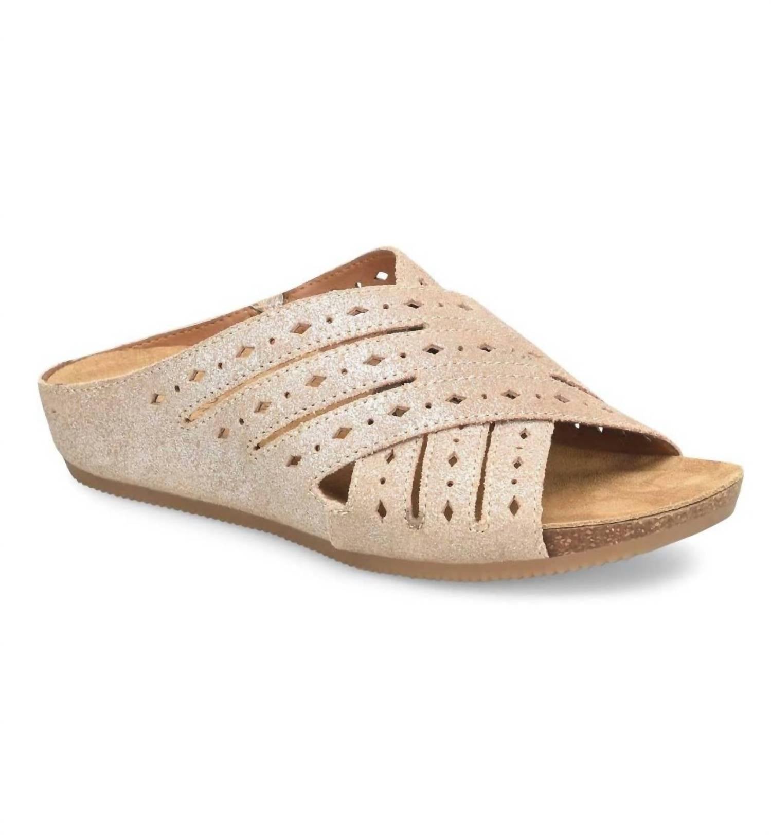 Comfortiva Women's Gala Sandal - Wide in natural - women's sandal