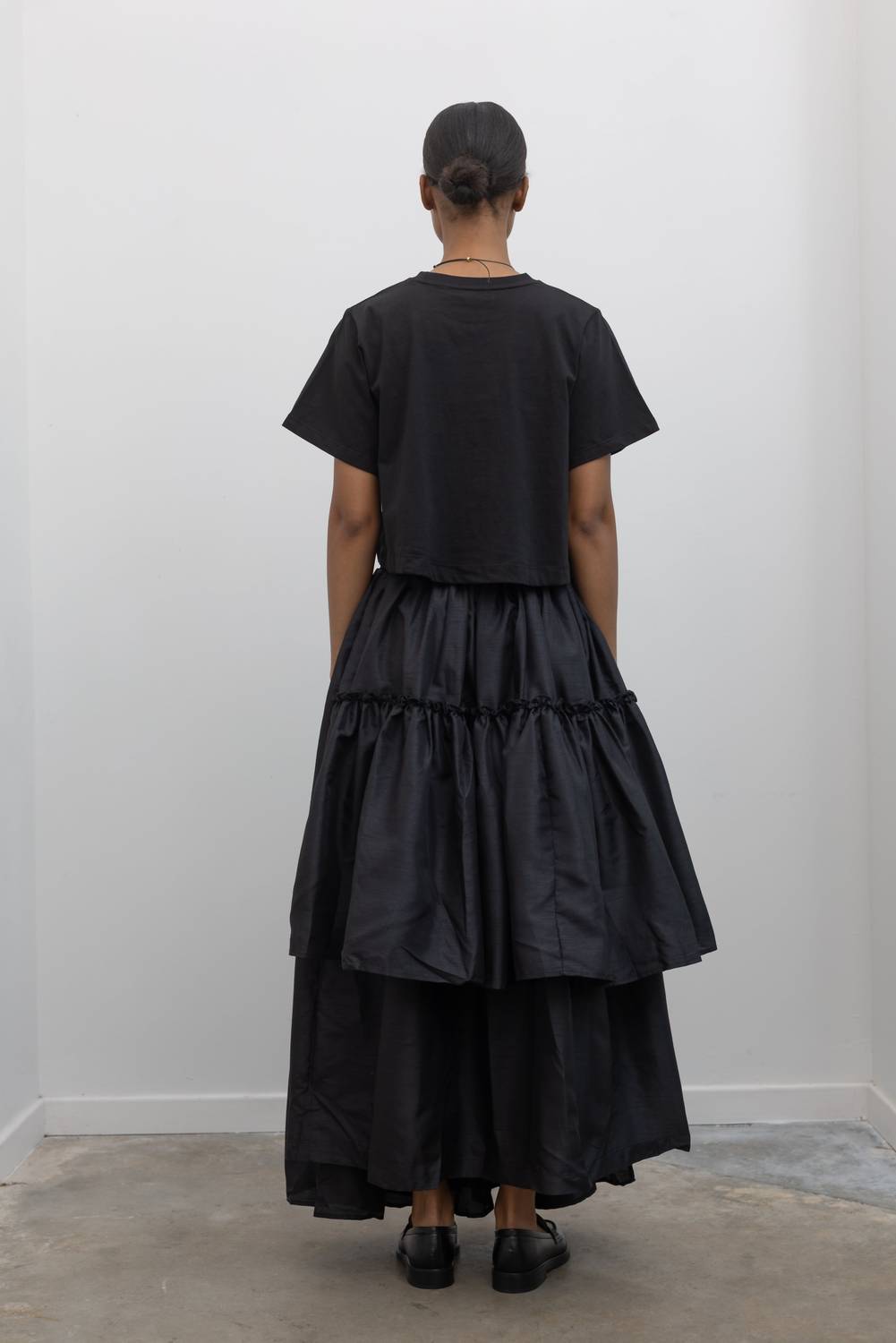 Collective - Asymmetrical Tiered Ruffle Skirt