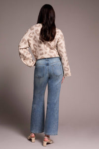 Tribal - Brooke High Rise Super Straight Rhinestone Jeans