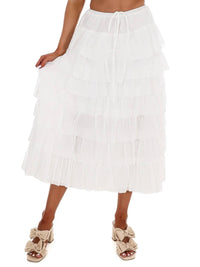 Mustard Seed - Wish I Knew You Ruffle Maxi Skirt
