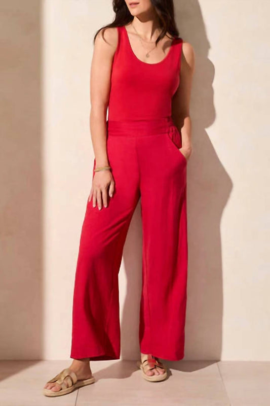 Tribal - Linen Blend Ankle Pant