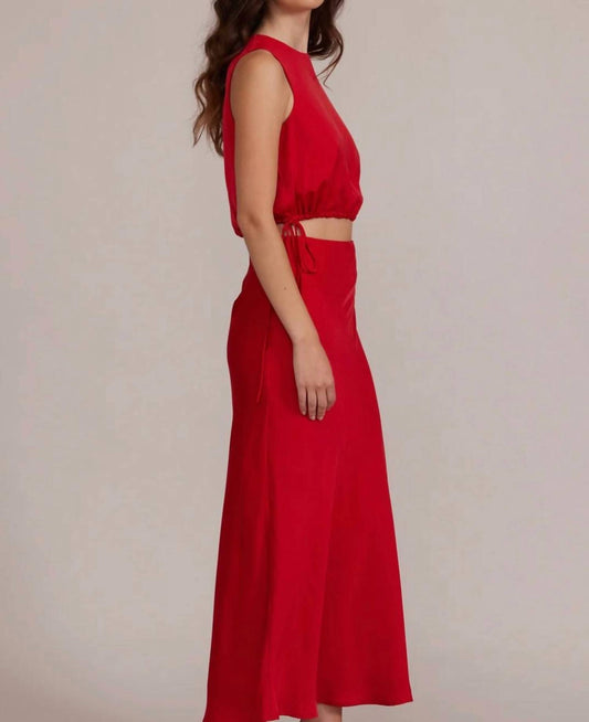 Lucy Paris - Thora Crop Tie Tank