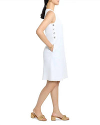 Nic + Zoe - Textured Button Dress
