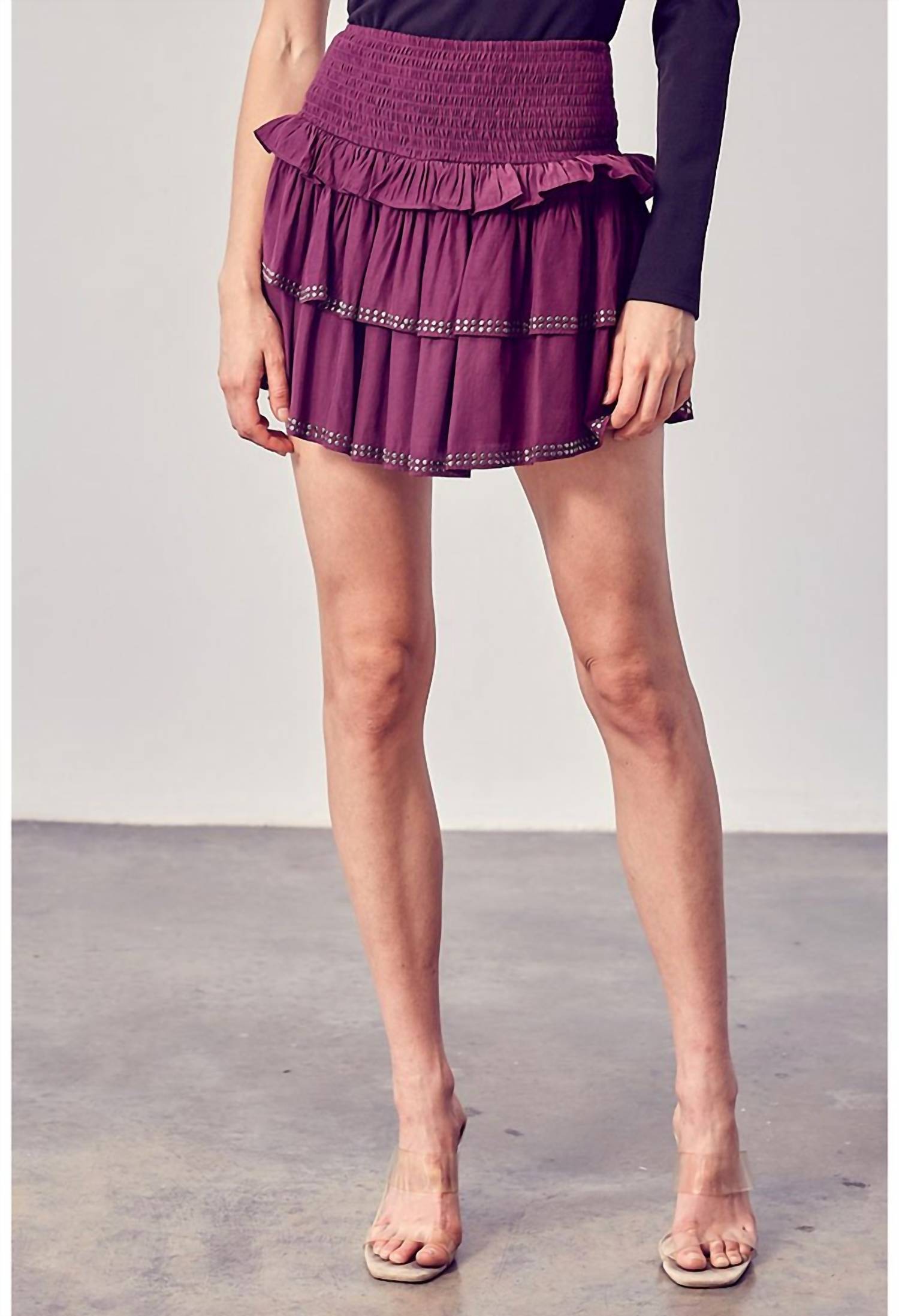 Do+Be - Ruffle Mini Skirt