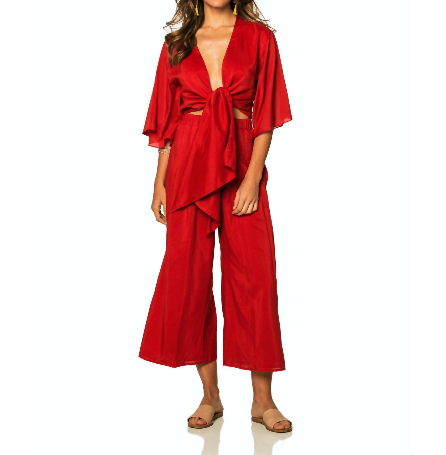Soah - Women's Sunny Wrap Blouse