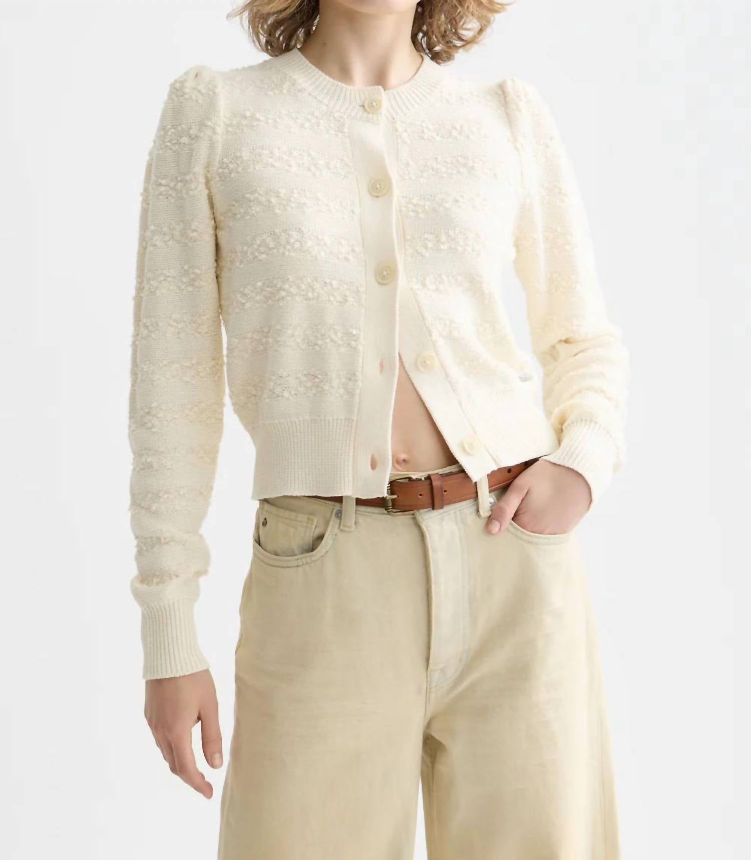 Scotch & Soda - Boucle Stripe Cardigan