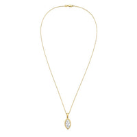 Diana M Jewels - Women's Marquise Lab-Grown Diamond Pendant Necklace (10.00 Ct) - Bold