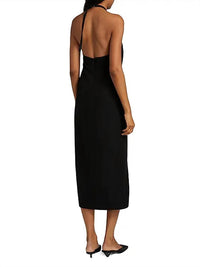 Vince - Apron Halter Sleeveless Midi Dress