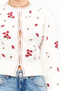 Sofie The Label - Floral Knit Cardigan