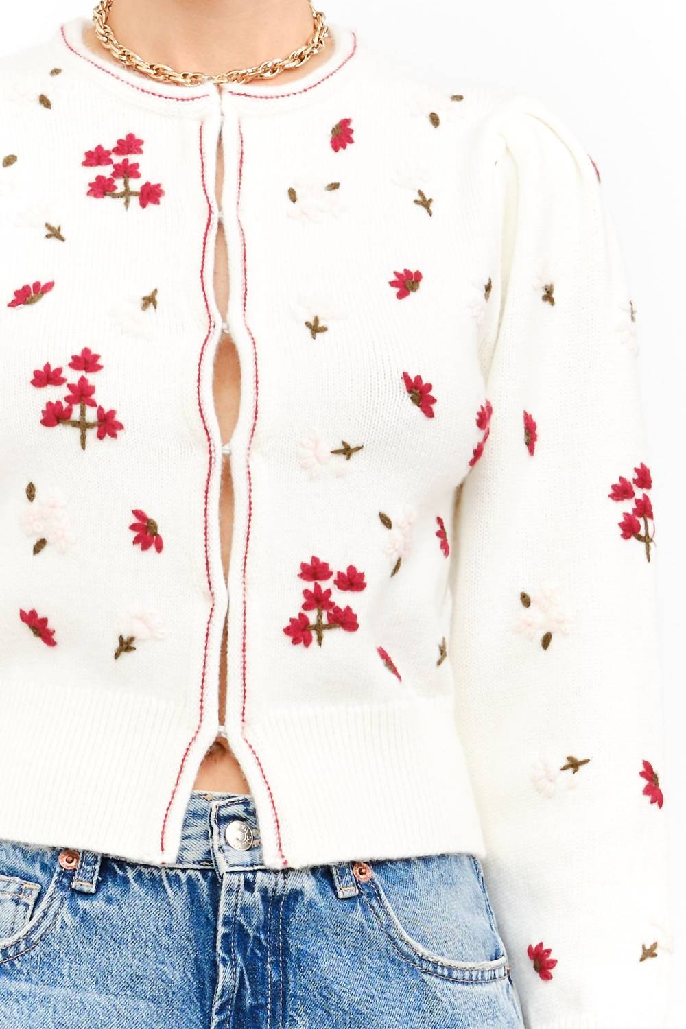 Sofie The Label - Floral Knit Cardigan
