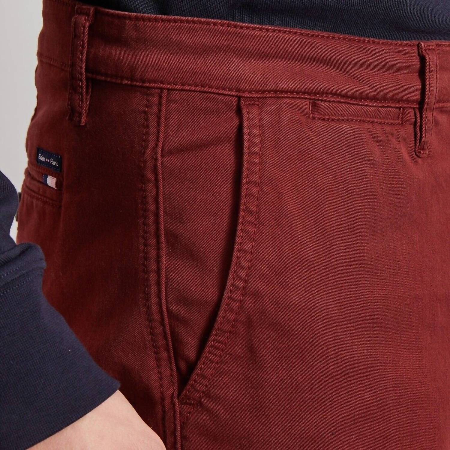 Eden Park - Bordeaux Chinos Stretch Cotton Jeans