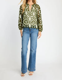 Caballero - Miki Scalloped Hem Top