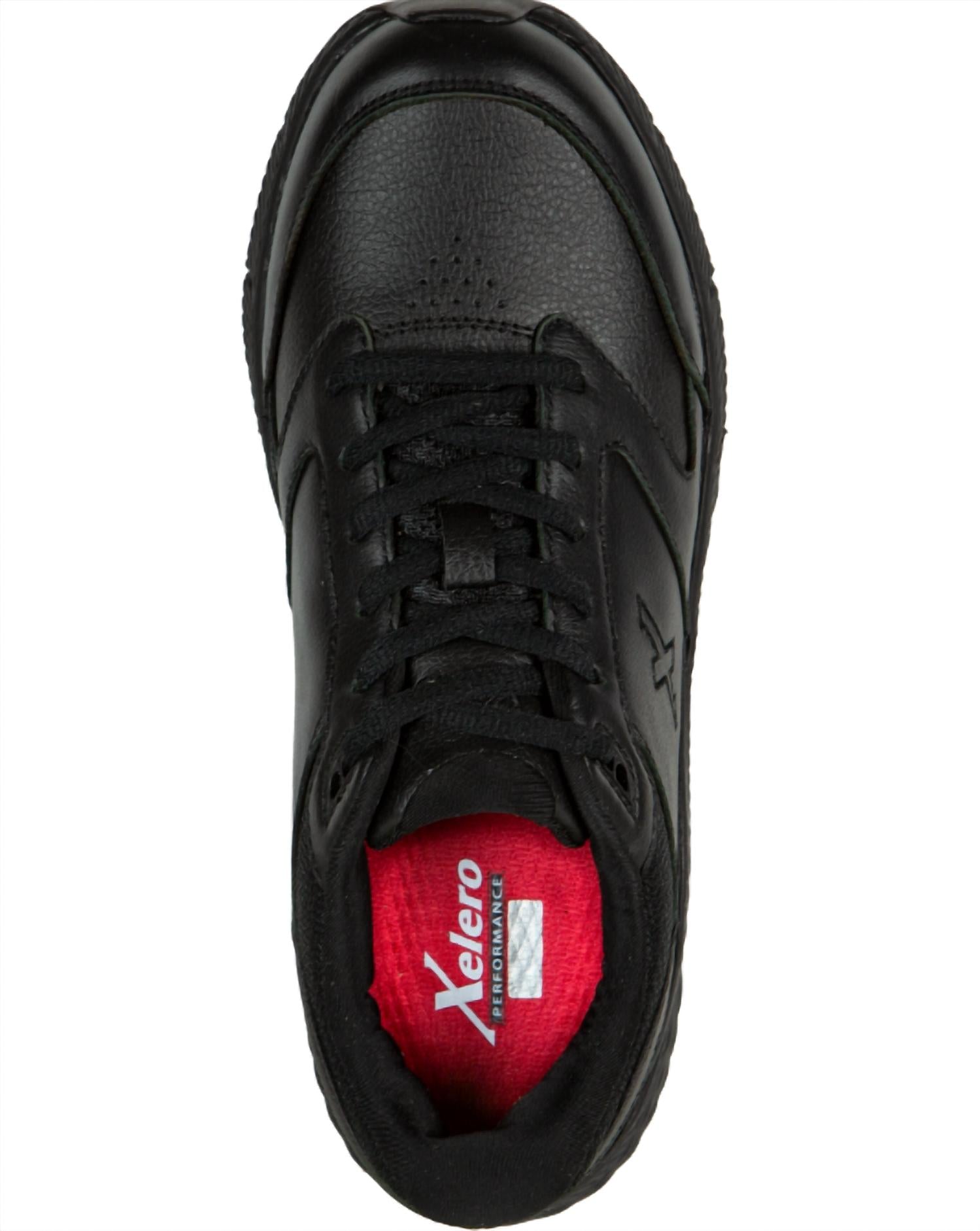 Xelero Men's Steadfast Walker Shoe in black - men's sneaker - detail view
