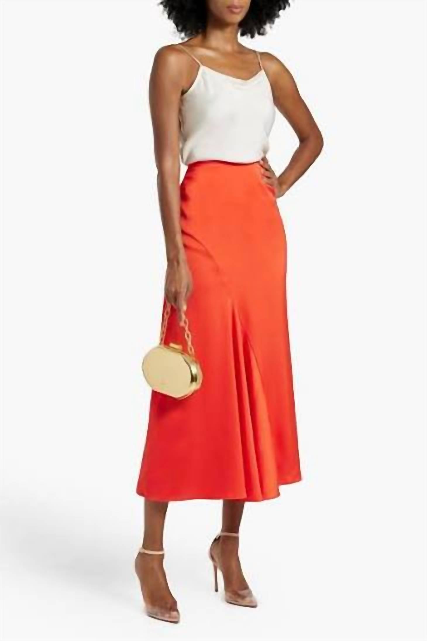 Derek Lam 10 Crosby - Paulette Flared Midi Skirt