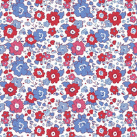 lila + hayes Kids Ava Pajama Set in freedom floral - kids' sleepwear - detail view