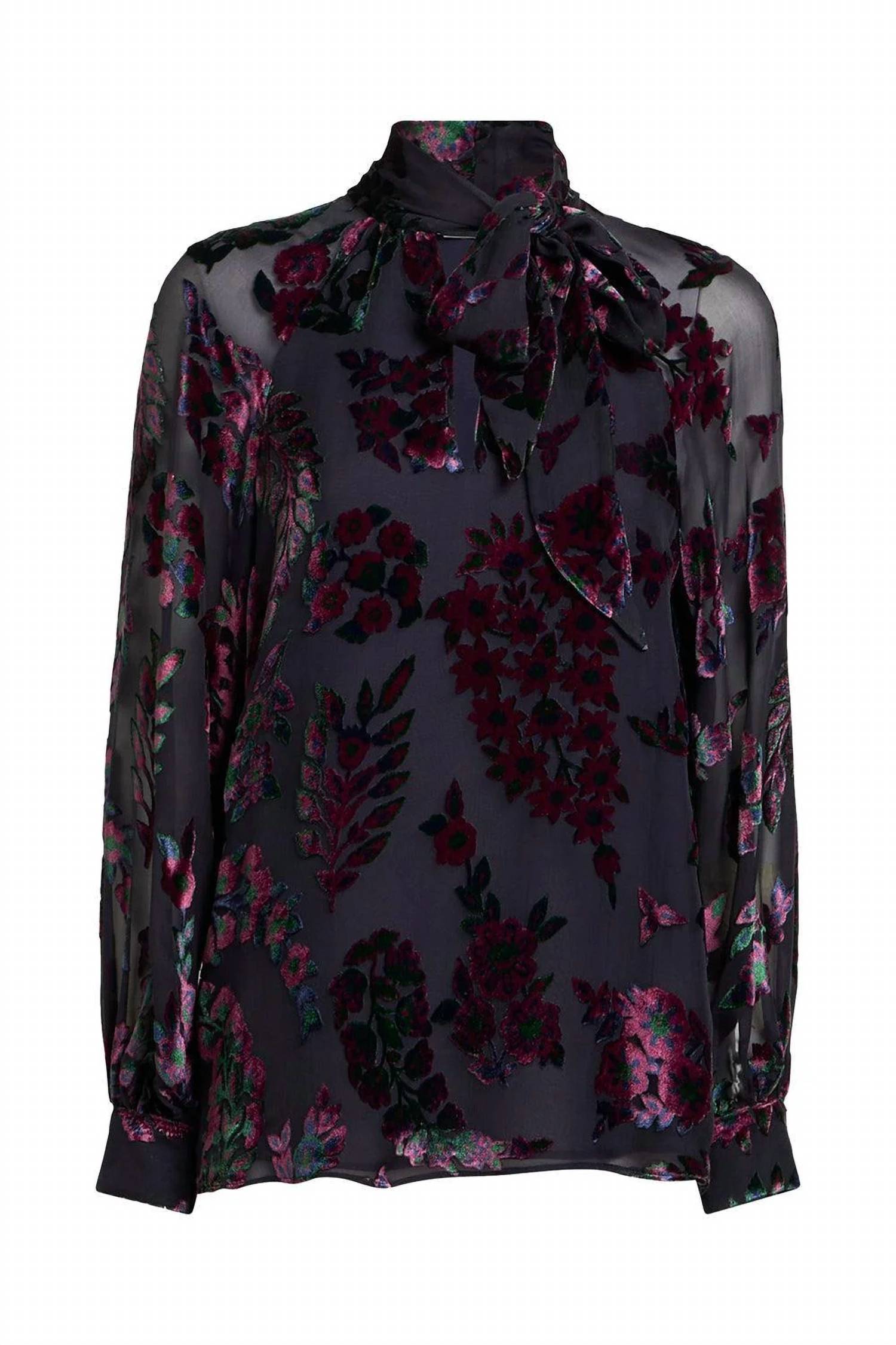 Etro - Tie Neck Long Sleeve Blouse