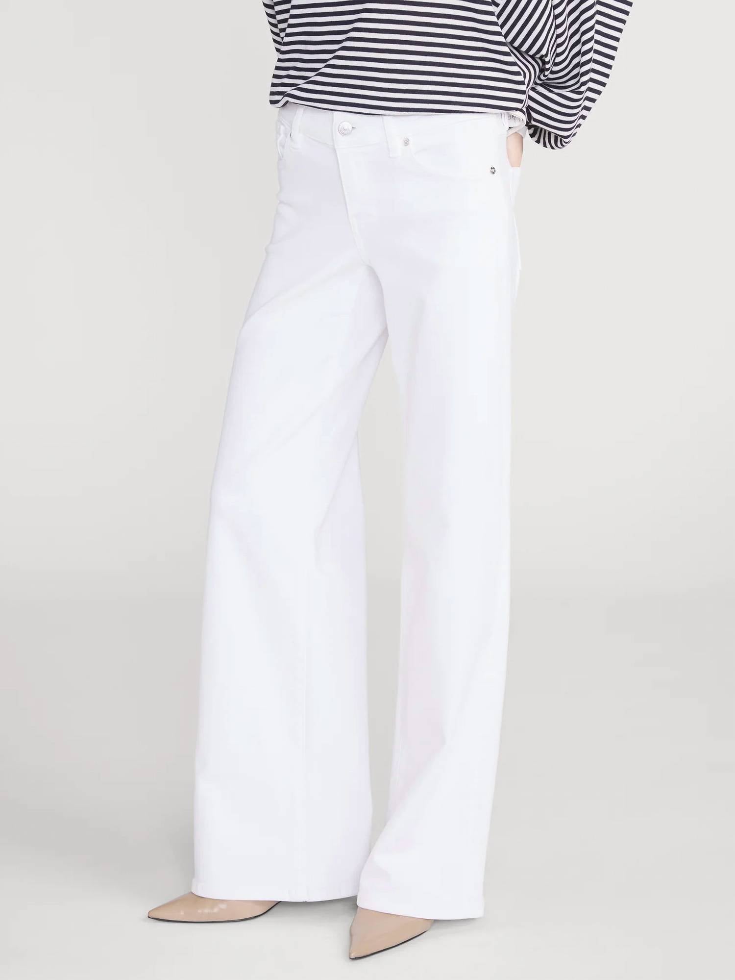 Frame - Low Rise Slim Pallazzo Denim Jeans