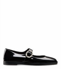 Stuart Weitzman - Women's Loralei Crystal Mary Jane Flats