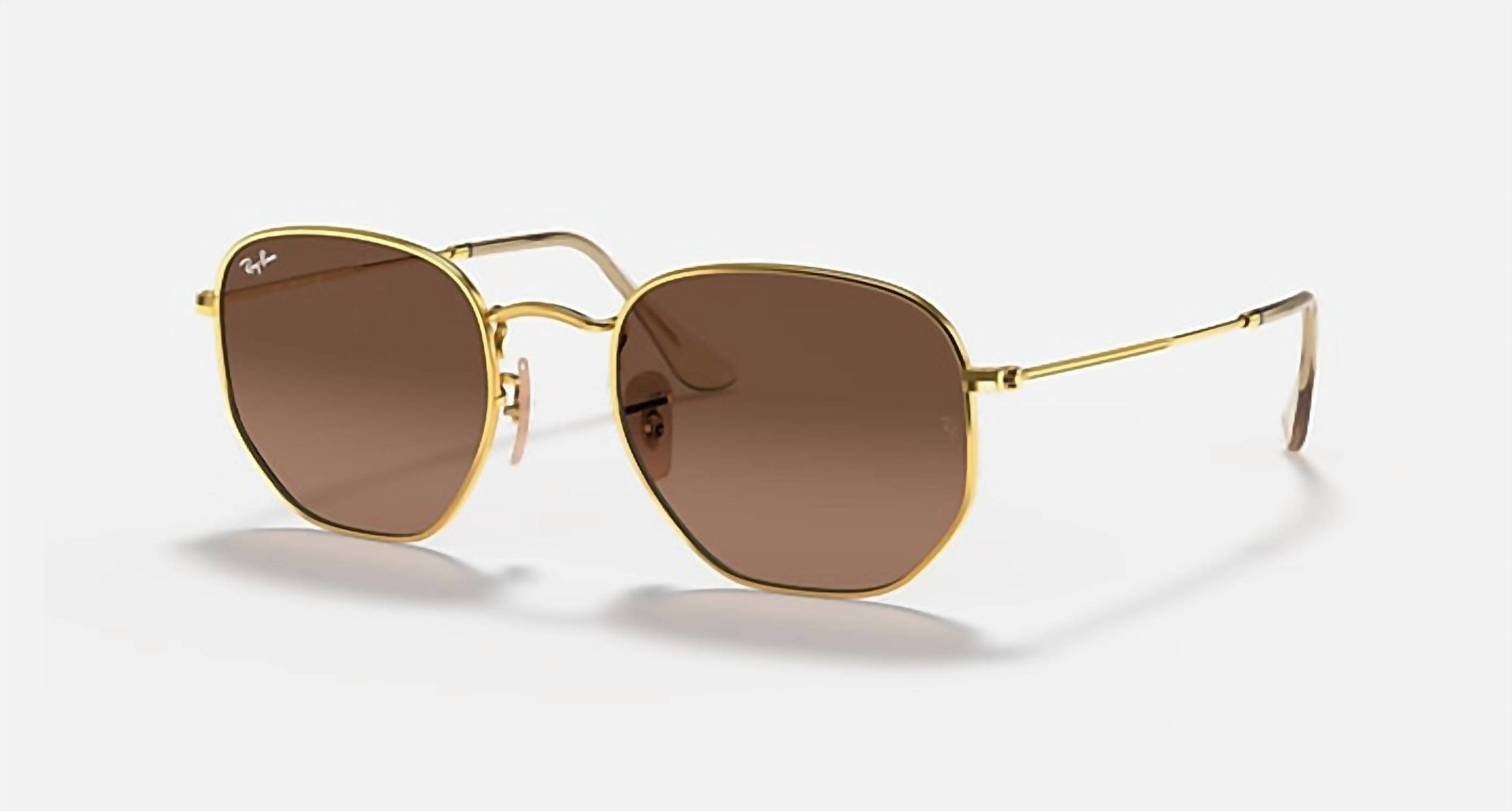 Ray Ban - Hexagonal Flat Lens Medium Non Polarized Sunglasses Rb3548n 912443