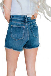 Judy Blue - HIGH WAIST TUMMY CONTROL FRAY HEM SHORTS
