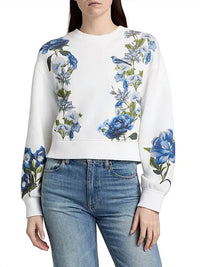 Alice + Olivia - Russell Relaxed Crewneck Sweatshirt