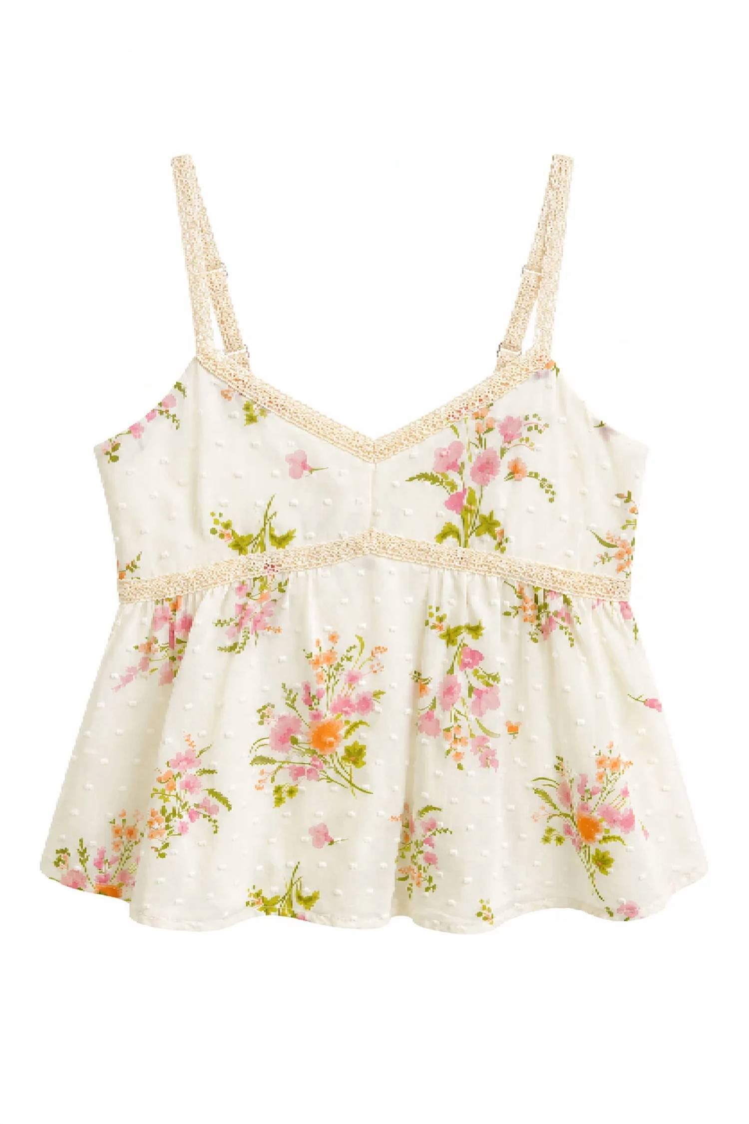Katie J Nyc - Women's Junior Bloom Printed Top