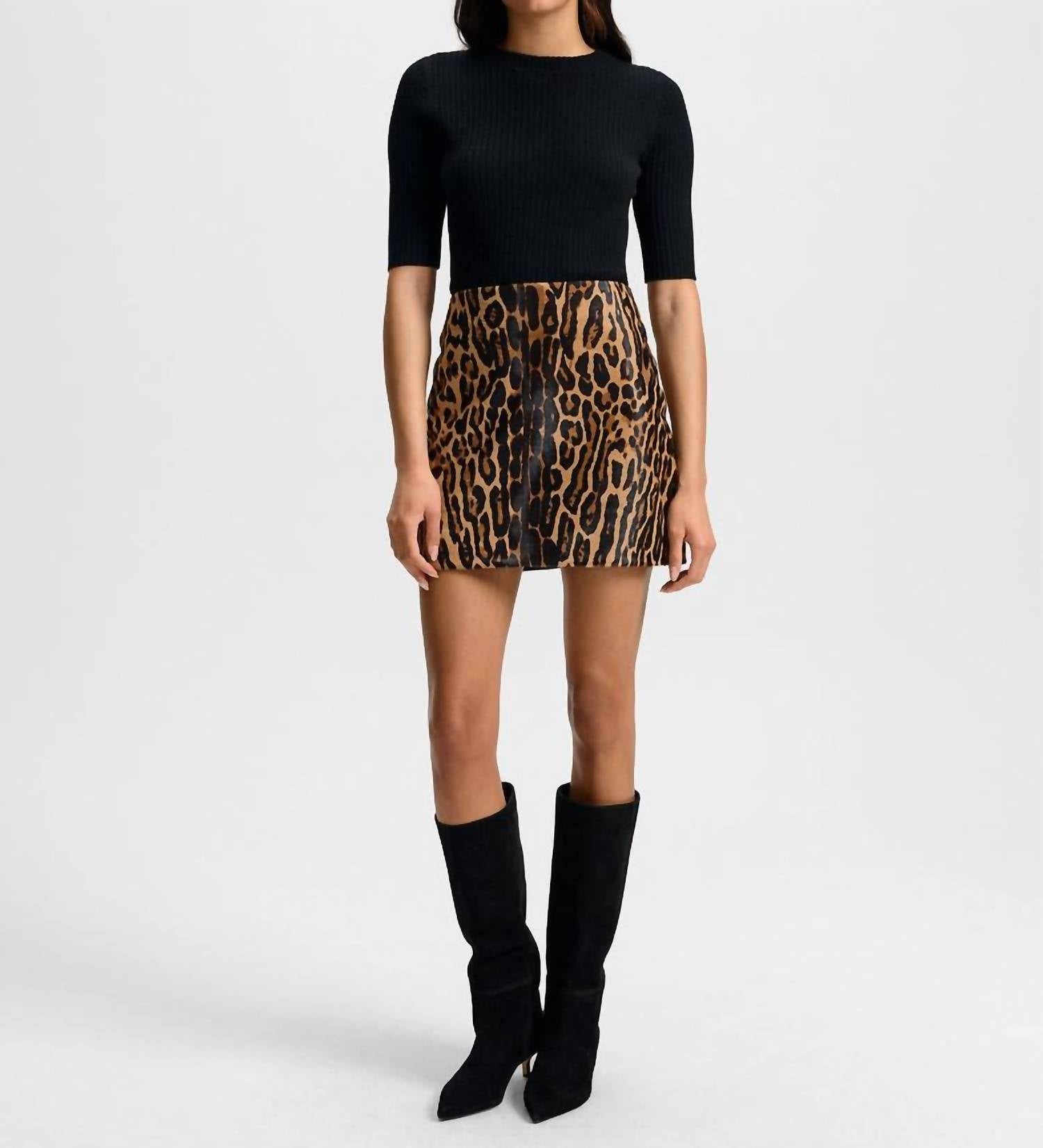 Veronica Beard - Emil Cashmere Ribbed Half-sleeve Pullover Sweater