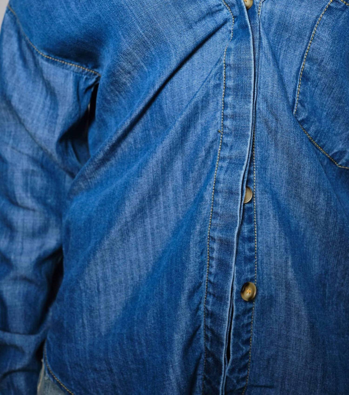 Blue B - Out Of Office Off Shoulder Shirt