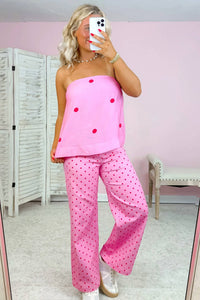 Entro - Women's Bubbles Polka Dot Tube Top