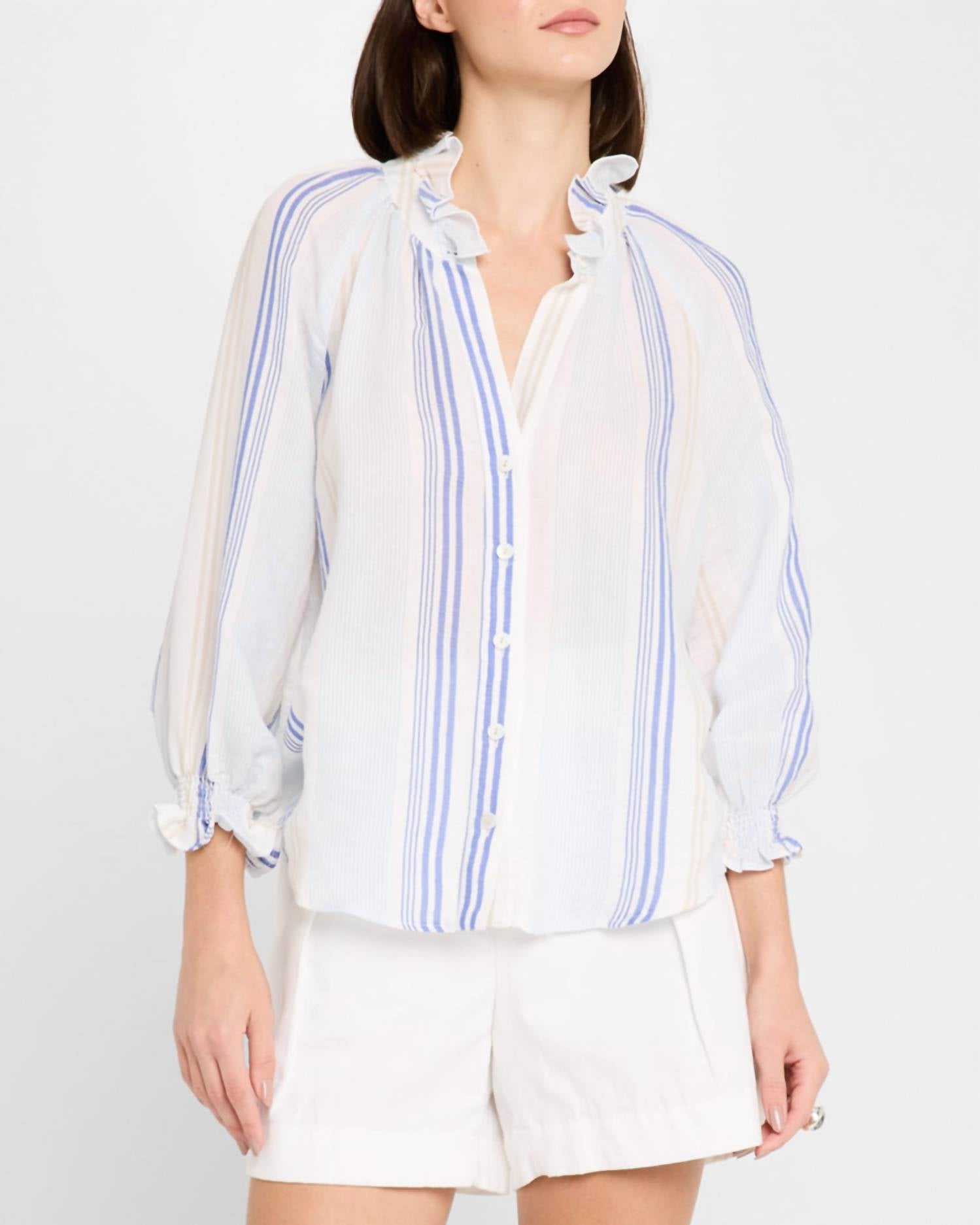Finley - Fiona Stripe Voile Shirt