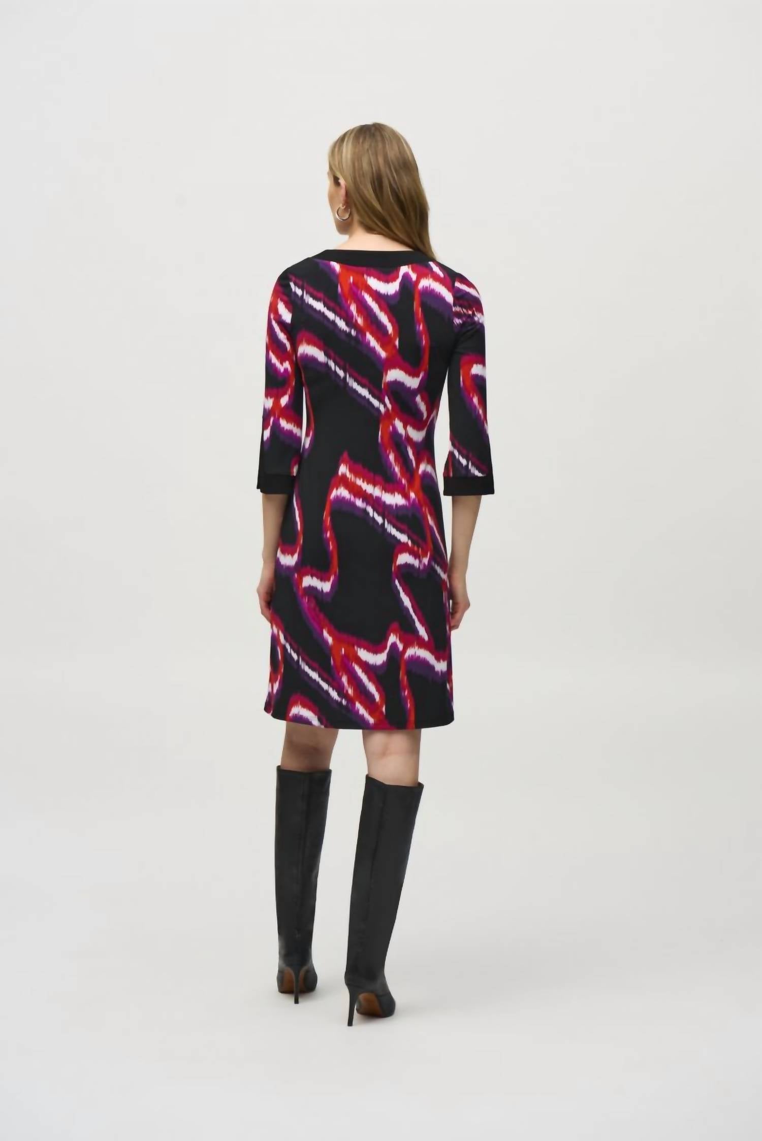Joseph Ribkoff - Abstract Shift Dress